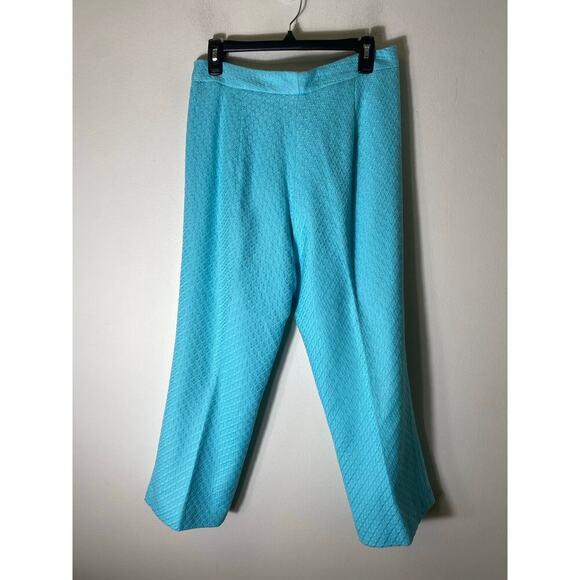 Donna Rae Turqoise Slacks Sz 14 - Picture 2 of 3